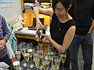 Celebrating at Ying's Ph.D. defense, December 2013